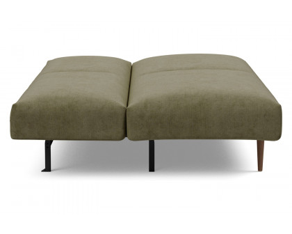 Innovation Living Frode Dark Styletto Sofa Bed - 316 Cordufine Pine Green