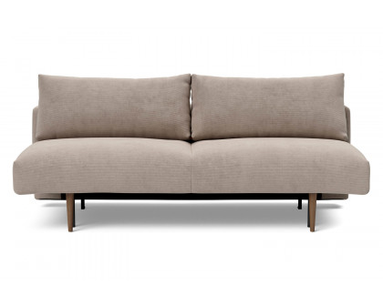 Innovation Living Frode Dark Styletto Sofa Bed - 318 Cordufine Beige