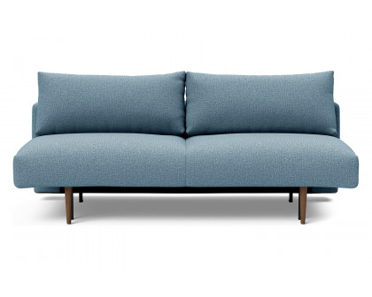 Innovation Living Frode Dark Styletto Sofa Bed - 525 Mixed Dance Light Blue