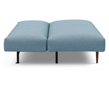 Innovation Living Frode Dark Styletto Sofa Bed - 525 Mixed Dance Light Blue