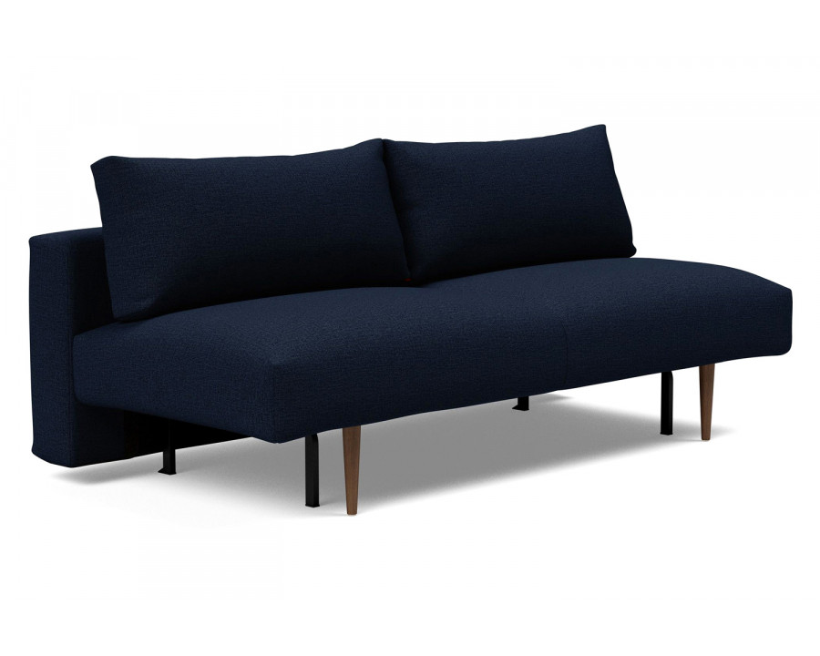 Innovation Living Frode Dark Styletto Sofa Bed - 528 Mixed Dance Blue