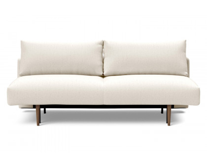 Innovation Living Frode Dark Styletto Sofa Bed - 531 Bouclé Off White