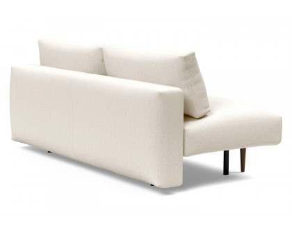 Innovation Living Frode Dark Styletto Sofa Bed - 531 Bouclé Off White