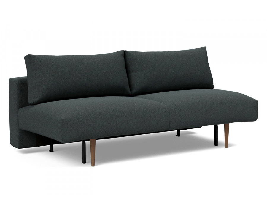 Innovation Living Frode Dark Styletto Sofa Bed - 534 Bouclé Black Raven