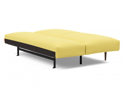 Innovation Living Frode Dark Styletto Sofa Bed - 554 Soft Mustard Flower