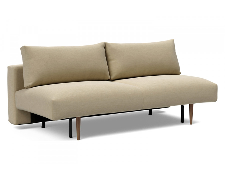 Innovation Living Frode Dark Styletto Sofa Bed - 571 Vivus Dusty Sand