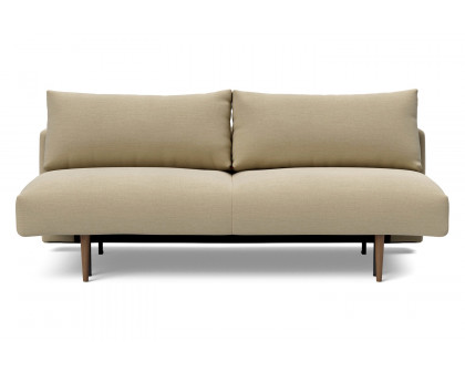 Innovation Living Frode Dark Styletto Sofa Bed - 571 Vivus Dusty Sand