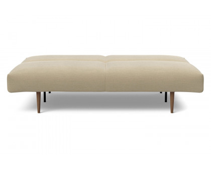 Innovation Living Frode Dark Styletto Sofa Bed - 571 Vivus Dusty Sand