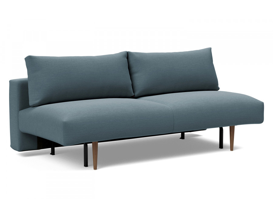 Innovation Living Frode Dark Styletto Sofa Bed - 573 Vivus Dusty Blue