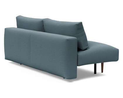 Innovation Living Frode Dark Styletto Sofa Bed - 573 Vivus Dusty Blue