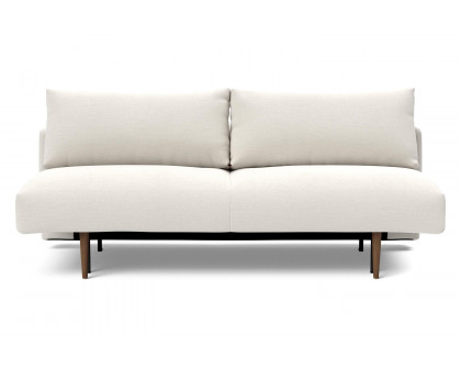 Innovation Living Frode Dark Styletto Sofa Bed - 574 Vivus Dusty Off White