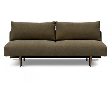 Innovation Living Frode Dark Styletto Sofa Bed - 575 Vivus Dusty Olive