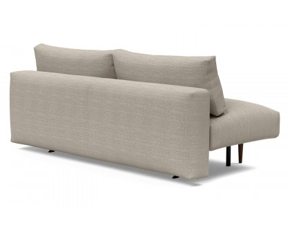 Innovation Living Frode Dark Styletto Sofa Bed - 579 Kenya Gravel