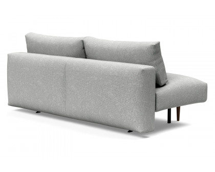 Innovation Living Frode Dark Styletto Sofa Bed - 590 Micro Check Gray