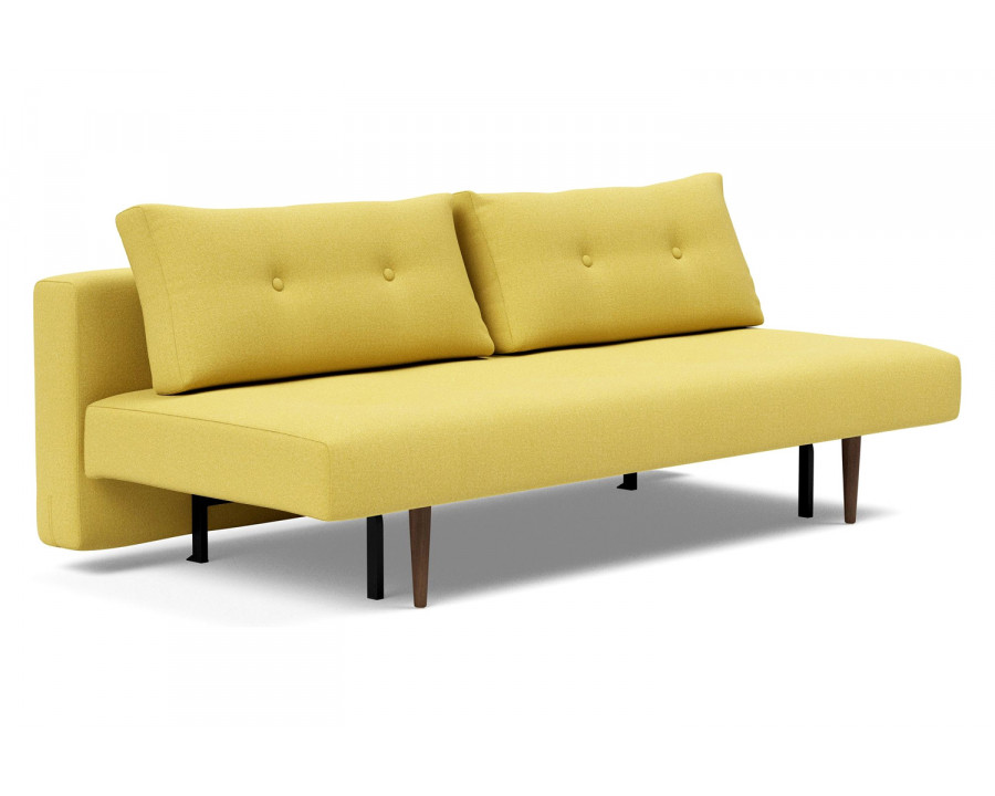 Innovation Living Recast Plus Sofa Bed Dark Styletto - 554 Soft Mustard Flower