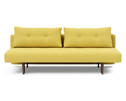 Innovation Living Recast Plus Sofa Bed Dark Styletto - 554 Soft Mustard Flower