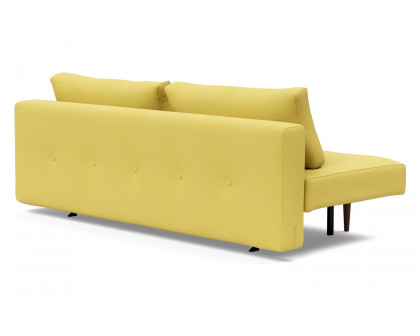 Innovation Living Recast Plus Sofa Bed Dark Styletto - 554 Soft Mustard Flower