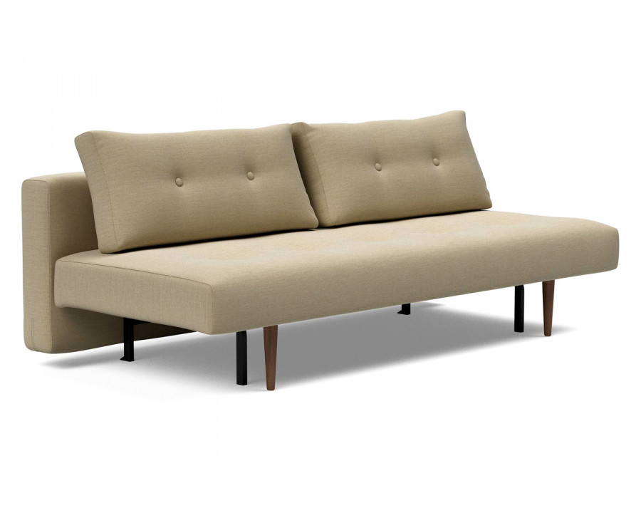 Innovation Living Recast Plus Sofa Bed Dark Styletto - 571 Vivus Dusty Sand