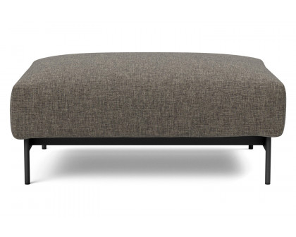 Innovation Living Malloy Ottoman - 216 Flashtex Dark Gray