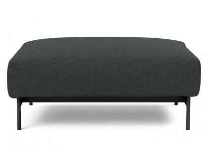 Innovation Living Malloy Ottoman - 534 Bouclé Black Raven