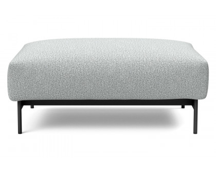 Innovation Living Malloy Ottoman - 538 Melange Light Gray