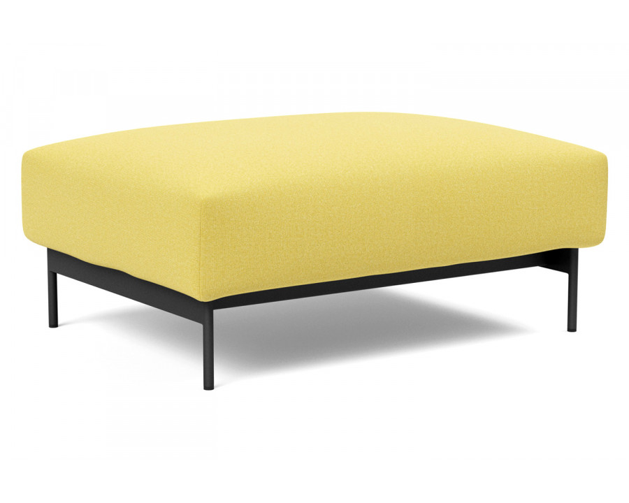 Innovation Living Malloy Ottoman - 554 Soft Mustard Flower