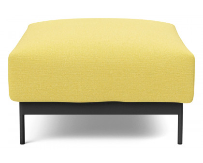 Innovation Living Malloy Ottoman - 554 Soft Mustard Flower