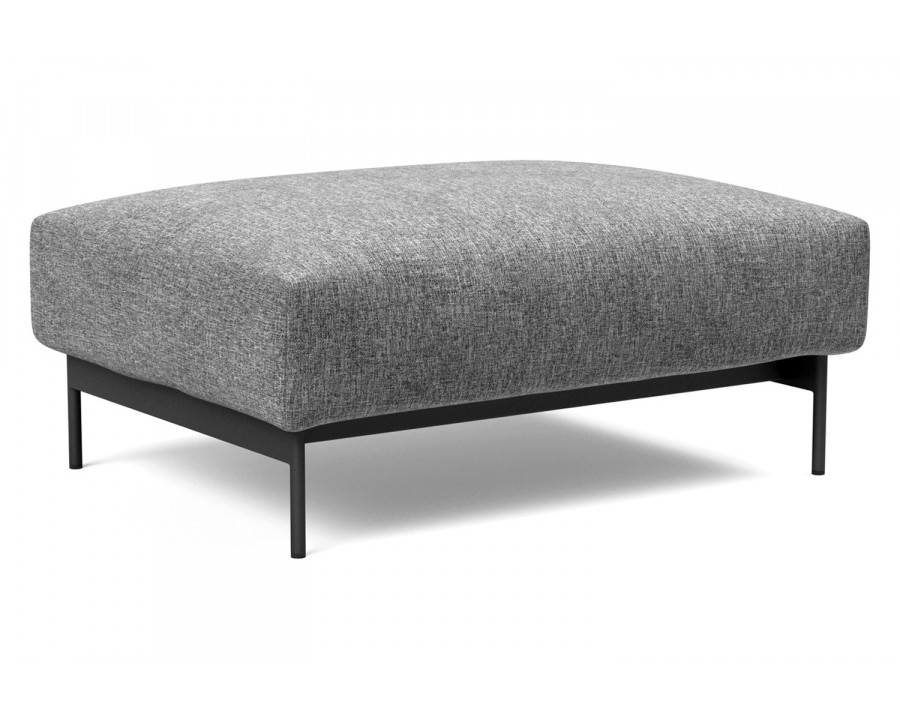 Innovation Living Malloy Ottoman - 563 Twist Charcoal