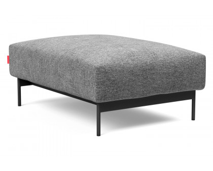 Innovation Living Malloy Ottoman - 563 Twist Charcoal