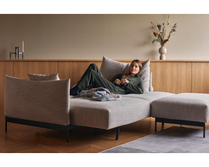 Innovation Living Malloy Ottoman - 586 Phobos Latte