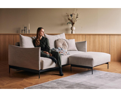 Innovation Living Malloy Ottoman - 586 Phobos Latte