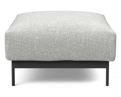 Innovation Living Malloy Ottoman - 590 Micro Check Gray