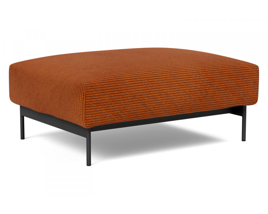 Innovation Living Malloy Ottoman - 595 Corduroy Burnt Orange