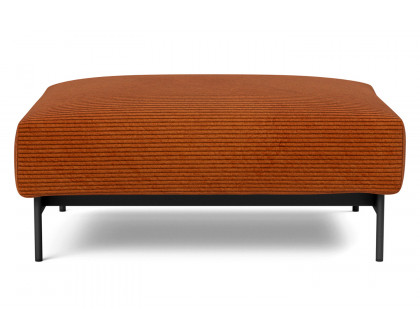 Innovation Living Malloy Ottoman - 595 Corduroy Burnt Orange