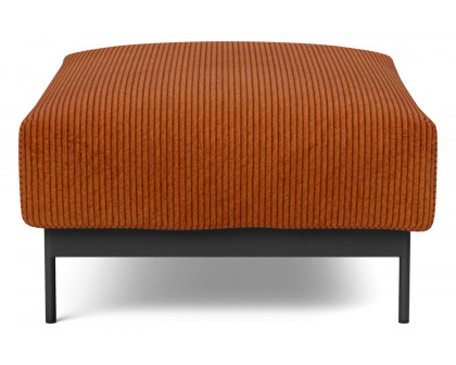 Innovation Living Malloy Ottoman - 595 Corduroy Burnt Orange