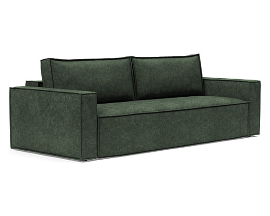 Innovation Living Newilla Sofa Bed with Standard Arms - 281 Avella Pine Green