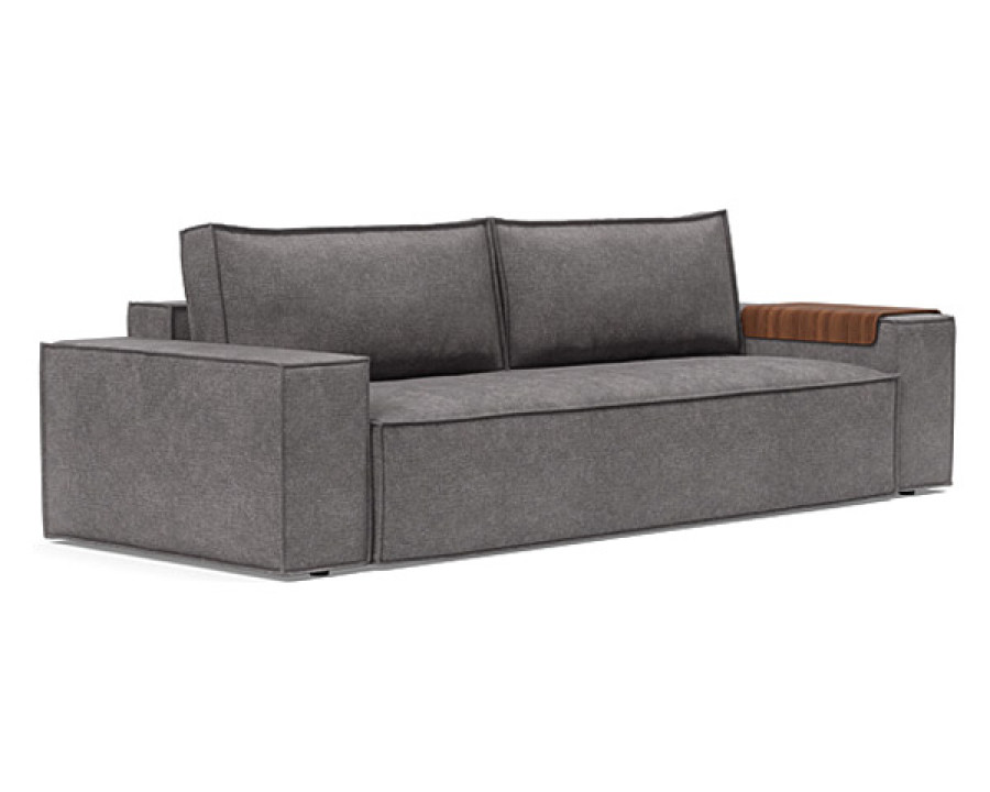 Innovation Living Newilla Sofa Bed with Wide Arms - 282 Avella Warm Grey