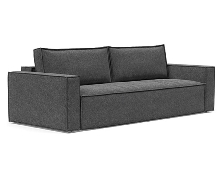 Innovation Living Newilla Sofa Bed with Standard Arms - 350 Taura Deep Grey