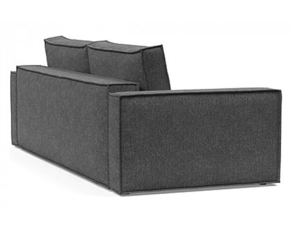 Innovation Living Newilla Sofa Bed with Standard Arms - 350 Taura Deep Grey