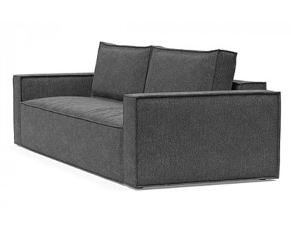 Innovation Living Newilla Sofa Bed with Standard Arms - 350 Taura Deep Grey