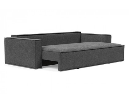 Innovation Living Newilla Sofa Bed with Standard Arms - 350 Taura Deep Grey