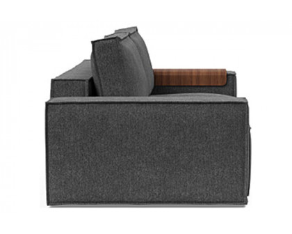 Innovation Living Newilla Sofa Bed with Wide Arms - 350 Taura Deep Grey