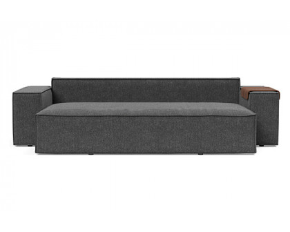 Innovation Living Newilla Sofa Bed with Wide Arms - 350 Taura Deep Grey