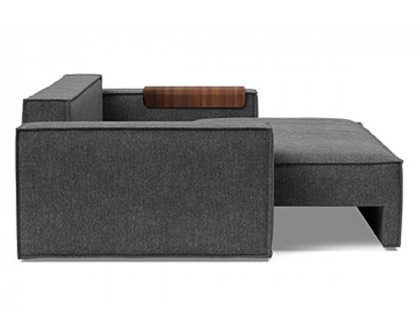 Innovation Living Newilla Sofa Bed with Wide Arms - 350 Taura Deep Grey