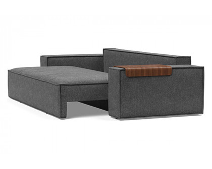 Innovation Living Newilla Sofa Bed with Wide Arms - 350 Taura Deep Grey