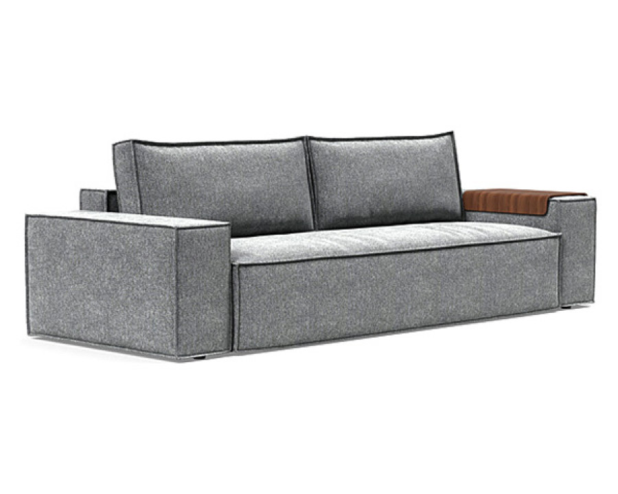 Innovation Living Newilla Sofa Bed with Wide Arms - 351 Taura Slate Grey