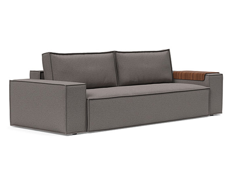 Innovation Living Newilla Sofa Bed with Wide Arms - 521 Mixed Dance Grey