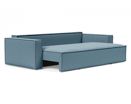 Innovation Living Newilla Sofa Bed with Standard Arms - 525 Mixed Dance Light Blue