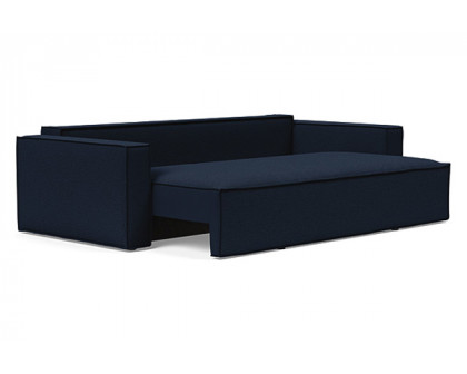 Innovation Living Newilla Sofa Bed with Standard Arms - 528 Mixed Dance Blue