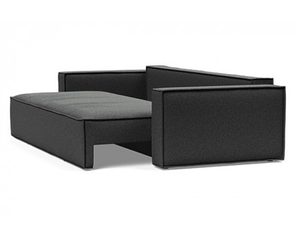 Innovation Living Newilla Sofa Bed with Standard Arms - 529 Bouclé Charcoal